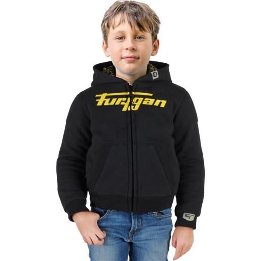Furygan felpa da moto Furygan luxio kid nera e gialla dimensione: 10, 10