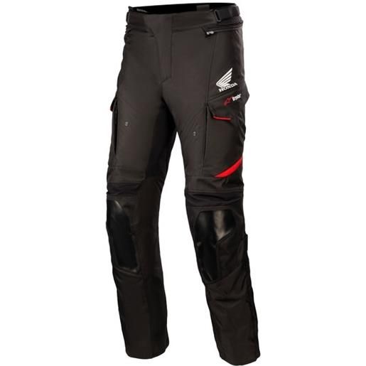 Alpinestars pantaloni da moto Alpinestars andes drystar honda collection neri e rossi, m