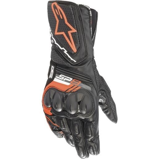 Alpinestars guanti moto Alpinestars sp-8 nero-rosso fluo, m