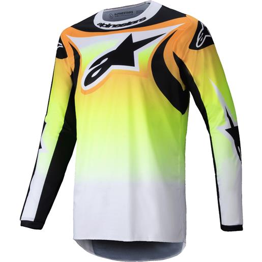Alpinestars maglia Alpinestars fluid wurx motocross giallo e nero, s