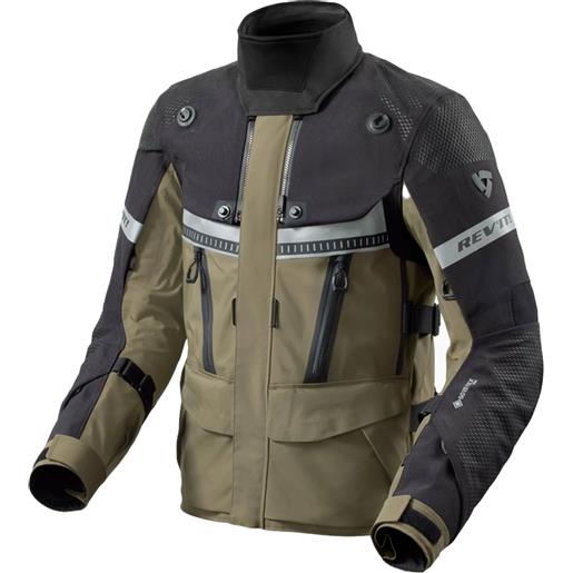 Revit giacca da moto Revit dominator 3 gtx nero-verde, 2xl