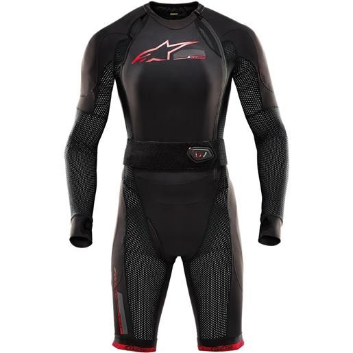 Alpinestars tech-air®10 sistema airbag nero-rosso-grigio, l