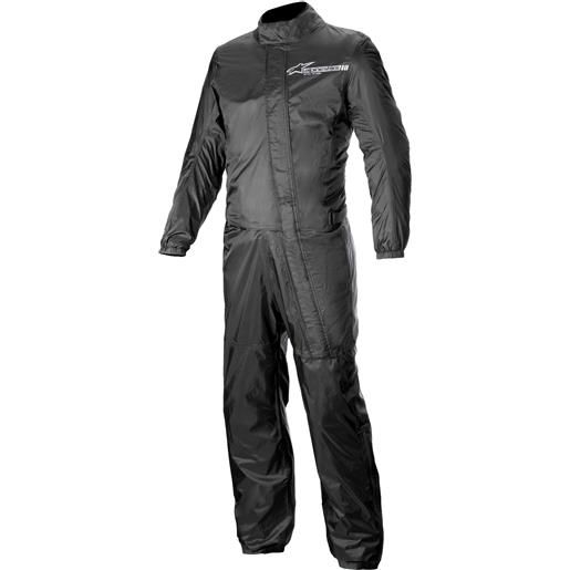 Alpinestars tuta impermeabile Alpinestars hurricane rain 2 nera, l