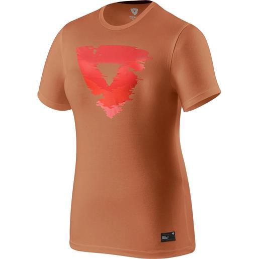 Revit heather t-shirt da donna rossa, s