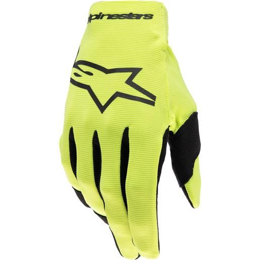 Alpinestars guanti da motocross per bambini Alpinestars radar giallo fluo-nero, s