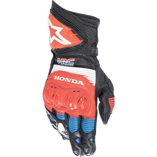 Alpinestars guanti da moto Alpinestars gp pro r 3 honda neri-rossi fluo-blu-bianchi, xl