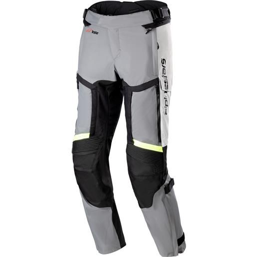 Alpinestars pantaloni da moto Alpinestars bogota pro drystar 4 grigio-nero-giallo fluo, 3xl