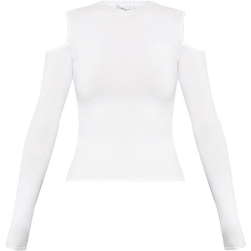 Max Mara top con spalle scoperte - bianco