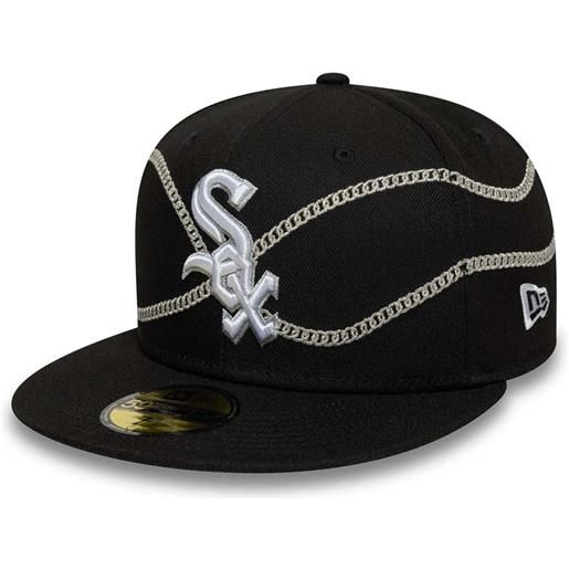New Era cappellino 59fifty fitted chicago white sox mlb chain wrap