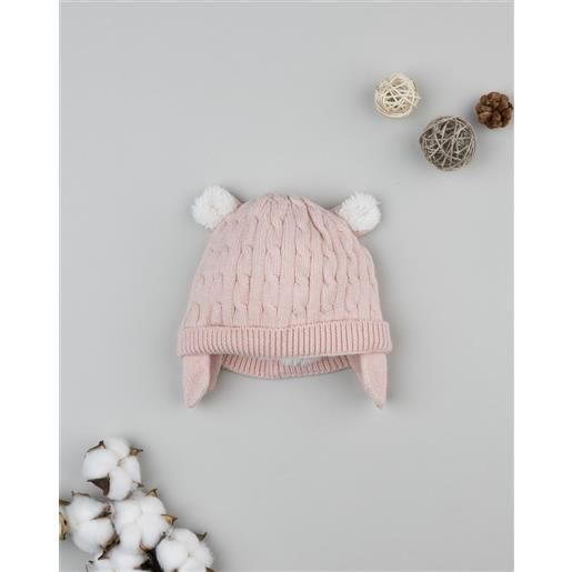 Prénatal cappello bimba rosa con orecchie