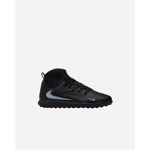 Nike phantom luna club tf jr - scarpe calcio - nero