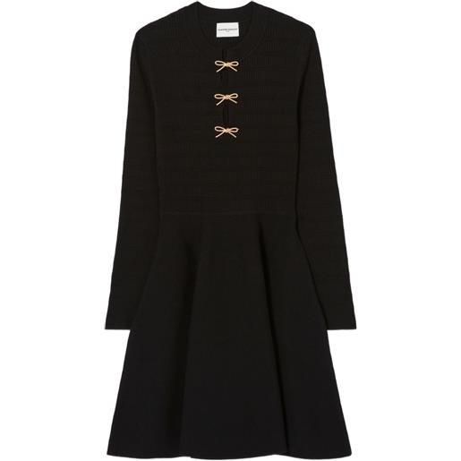 Claudie Pierlot abito con fiocco - nero