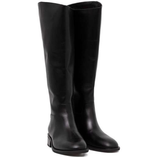 VAGABOND stivali al ginocchio in pelle - nero