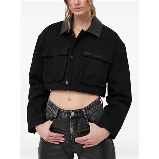 Miss Sixty giacca denim crop - nero