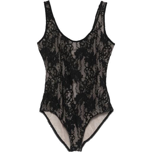 ZIMMERMANN body a fiori - nero