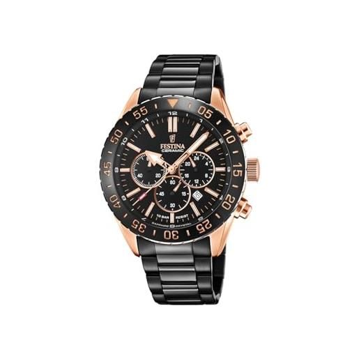 Festina cronografo ceramic black