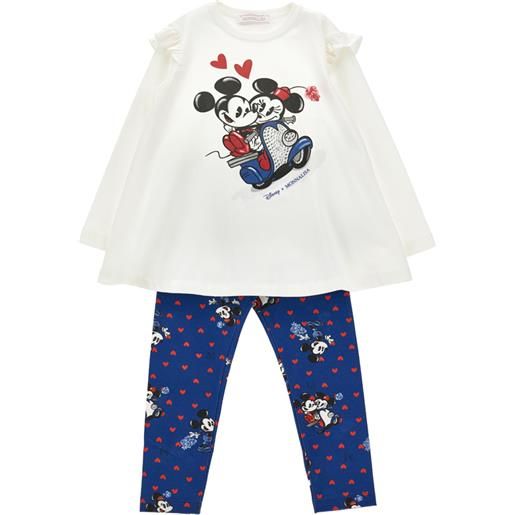 Monnalisa maxi t-shirt leggings topolino