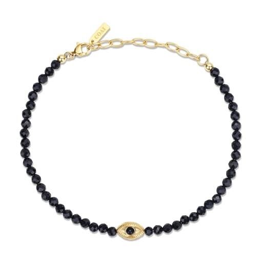7K Cavigliera, Cavigliere, Argento Sterling 925, Corda, Modello 33 (1,5 mm, 22-25 cm