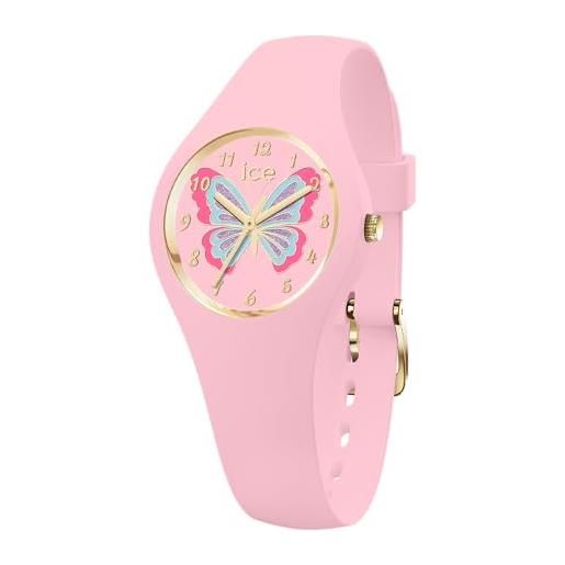 ICE-WATCH - ice fantasia butterfly rosy - orologio rosa da bambine con cinturino in plastica - 021954 (extra small)