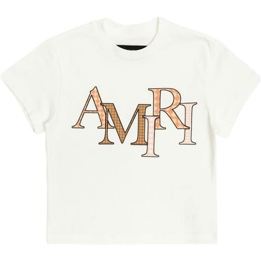 AMIRI KIDS t-shirt con logo - bianco