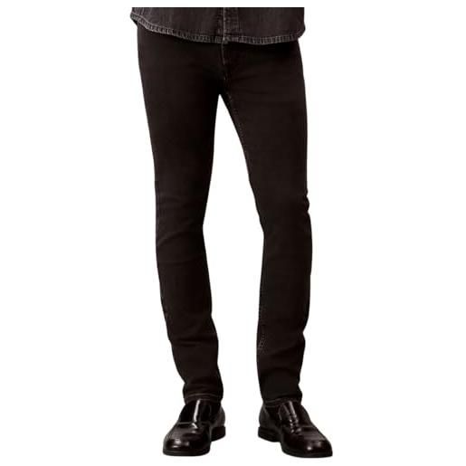 Calvin Klein uomo jeans essential black skinny fit, nero (ck essential black), 32w/34l