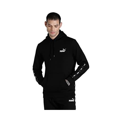 Puma felpa con cappuccio da uomo ess+ tape fl