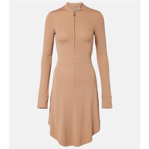 Courreges courrã¨ges miniabito biker in jersey crãªpe