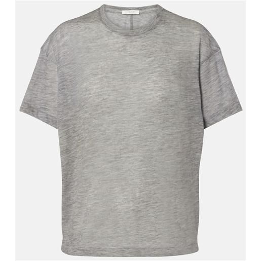 The Row top lila in maglia di cashmere