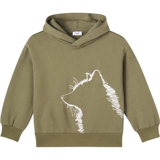 Il Gufo felpa in jersey di cotone con cappuccio