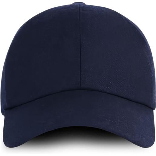 Fay cappello da baseball con visiera piatta - blu