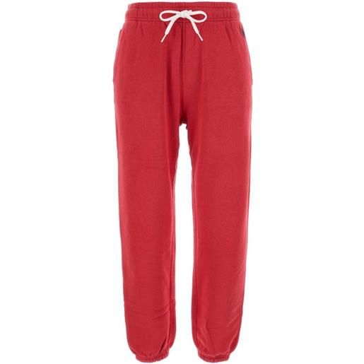 Polo Ralph Lauren pantaloni sportivi in pile - rosso