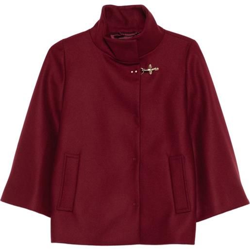 Fay giacca a collo alto - rosso
