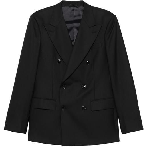 Giorgio Armani blazer doppiopetto - nero