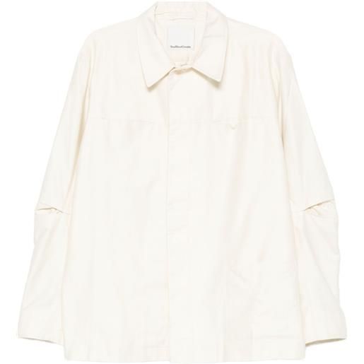 YMC giacca-camicia con spacco - toni neutri