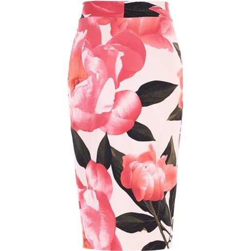 CHIARA BONI La Petite Robe gonna midi con stampa - rosa