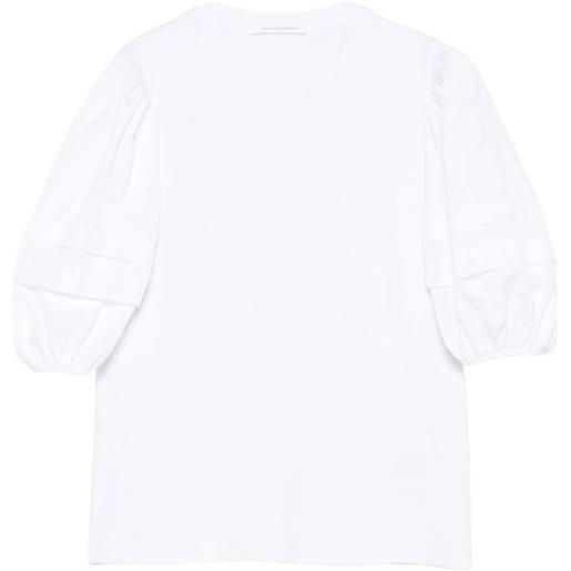 Cecilie Bahnsen top con maniche a palloncino - bianco