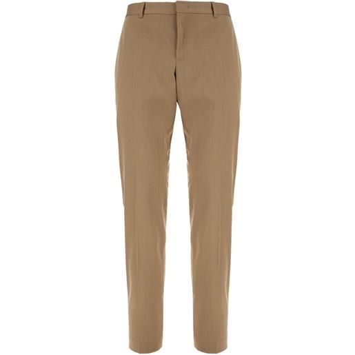 PT Torino pantaloni in twill elasticizzato - marrone