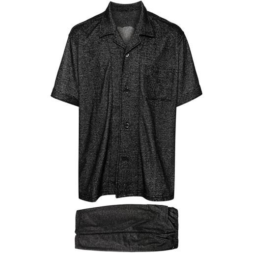 Mastermind World set loungewear con logo - nero