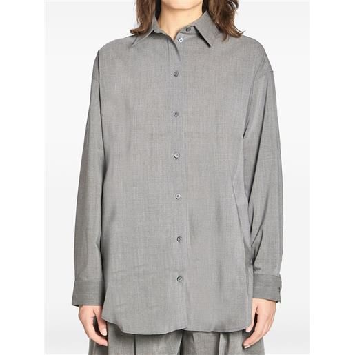 Jacquemus camicia a maniche lunghe - grigio