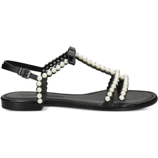Kennel & Schmenger sandali elle con decorazione - nero
