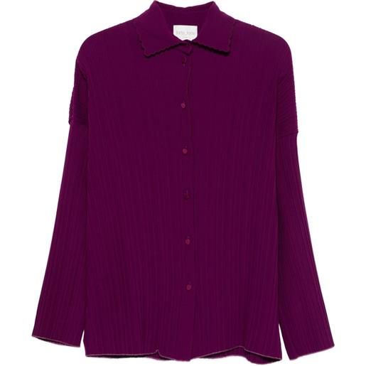 Forte Forte camicia a coste - viola