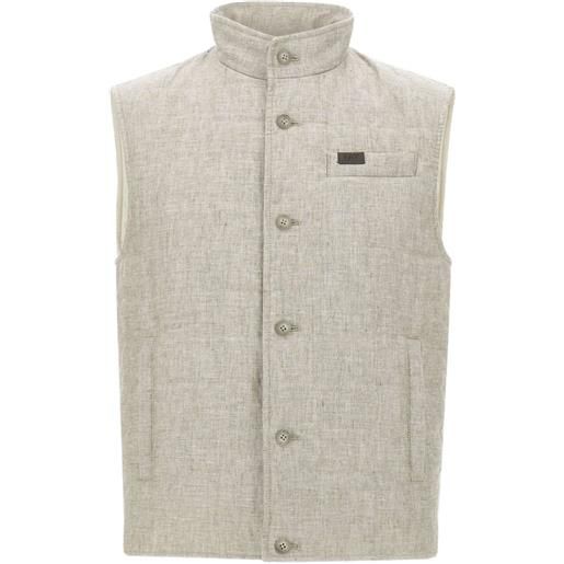 Fay gilet trapuntato - toni neutri