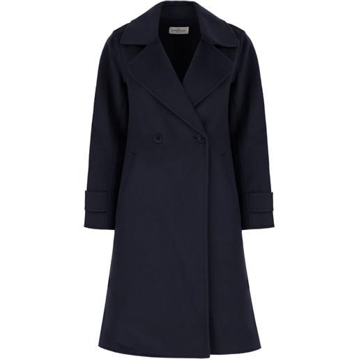 THE DYNAMIS STUDIO cappotto doppiopetto in lana - blu