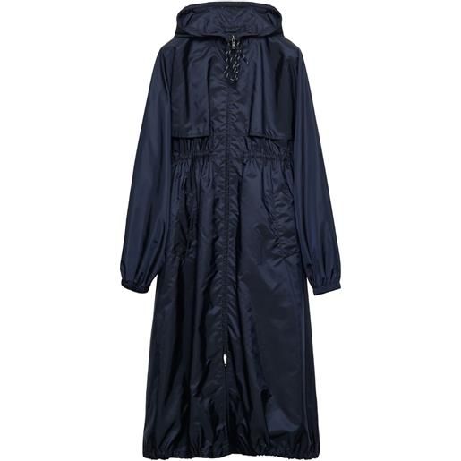 Prada impermeabile con cappuccio - blu