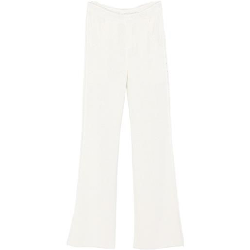 Aya Muse pantaloni mello - bianco