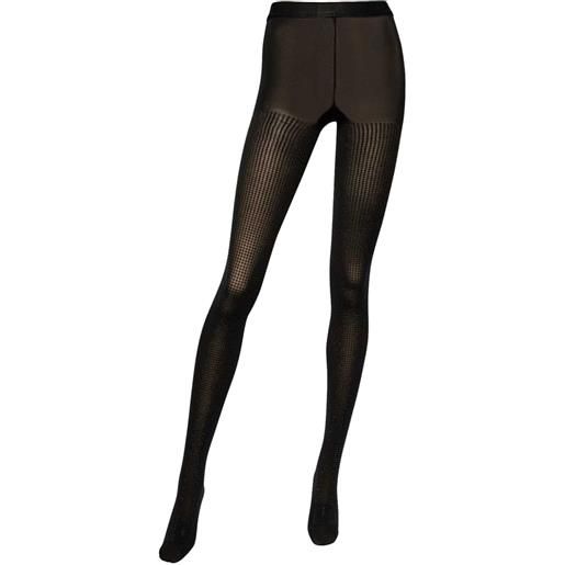 Sergio Rossi collant con strass - nero