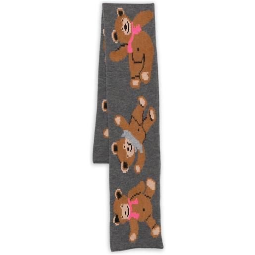 Magliano sciarpa teddy bear - grigio