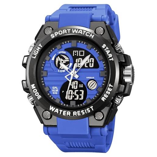 Orologio Uomo LN LENQIN Cronografo Al Quarzo – Quadrante 46,5 Mm, Cinturino In Pelle, Impermeabile E Luminoso - 3