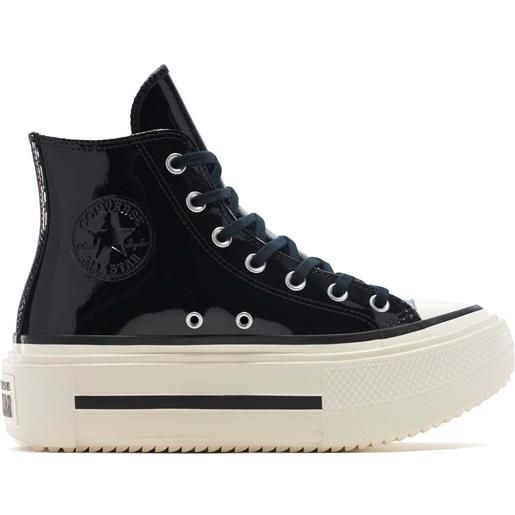 Converse chuck taylor all star lift double stack platform patent leather