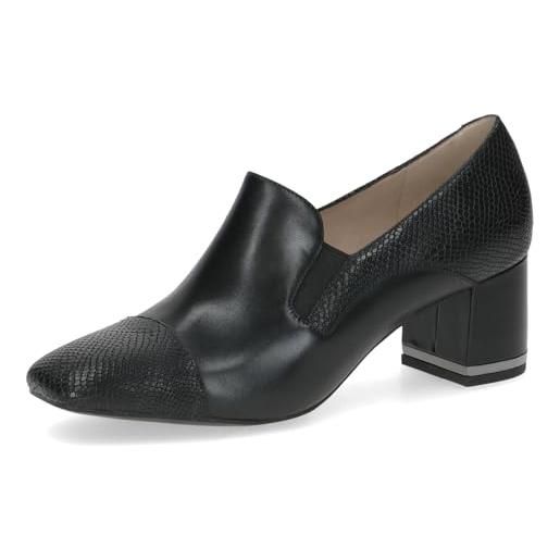 CAPRICE damen 9-24406-45, mocassino donna, pettine nero, 37 eu